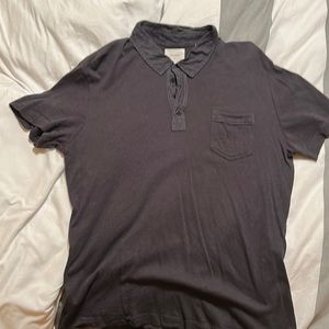 Billy Reid polo, black
